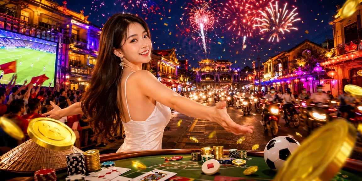Bàn bài neon tại Huế minh họa cách đọc luật và tỷ lệ cho người chơi VIP